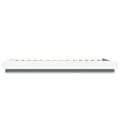 Miniatyrbilde 4 av 10: vidaXL Sengeramme hvit 75x190 cm konstruert tre