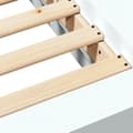 Miniatyrbilde 7 av 10: vidaXL Sengeramme hvit 75x190 cm konstruert tre