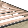 Pikkukuva 6 / 9: vidaXL Sängynrunko Sonoma tammi 120x200 cm tekninen puu ja metalli