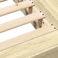 Miniatyrbilde 7 av 10: vidaXL Sengeramme sonoma eik 75x190 cm konstruert tre