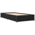 Miniatyrbilde 1 av 9: vidaXL Sengeramme svart 90x190 cm konstruert tre og metall