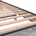 Miniatyrbillede 6 af 9: vidaXL sengestel 200x200 cm konstrueret træ og metal grå sonoma-eg