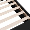 Miniatyrbilde 9 av 11: vidaXL Sengeramme svart 100x200 cm konstruert tre