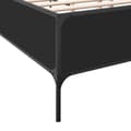 Miniatyrbillede 6 af 9: vidaXL sengestel 140x190 cm konstrueret træ og metal sort