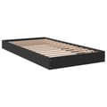 Miniatyrbilde 5 av 10: vidaXL Sengeramme svart 100x200 cm konstruert tre