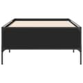 Miniatyrbilde 3 av 9: vidaXL Sengeramme svart 90x200 cm konstruert tre og metall