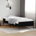 Miniatyrbilde 2 av 9: vidaXL Sengeramme svart 90x200 cm konstruert tre og metall