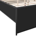 Pikkukuva 6 / 9: vidaXL Sängynrunko musta 120x200 cm tekninen puu ja metalli