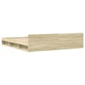 Miniatyrbilde 5 av 10: vidaXL Sengeramme med skuffer sonoma eik 180x200 cm konstruert tre