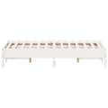 Miniatyrbilde 4 av 9: vidaXL Sengeramme uten madrass hvit 140x190 cm heltre furu