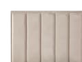 Miniatyrbillede 8 af 11: Sengeramme Taupe Velvet 180 x 200 cm Sorte metalben Opbevaringsrum Polstret hovedgærde Soveværelse