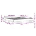 Miniatyrbilde 9 av 10: vidaXL Sengeramme hvit 160x200 cm konstruert tre