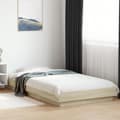 Miniatyrbilde 1 av 11: vidaXL Sengeramme med LED-lys sonoma eik 100x200 cm konstruert tre
