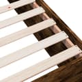 Miniatyrbilde 6 av 10: vidaXL Sengeramme røkt eik 120x200 cm konstruert tre