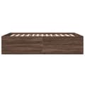 Miniatyrbilde 4 av 10: vidaXL Sengeramme brun eik 140x200 cm konstruert tre