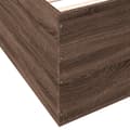 Miniatyrbilde 7 av 10: vidaXL Sengeramme brun eik 140x200 cm konstruert tre