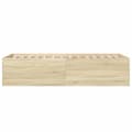Miniatyrbilde 4 av 10: vidaXL Sengeramme sonoma eik 90x190 cm konstruert tre