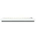 Miniatyrbilde 4 av 10: vidaXL Sengeramme hvit 100x200 cm konstruert tre
