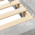 Miniatyrbilde 7 av 10: vidaXL Sengeramme betonggrå 200x200 cm konstruert tre