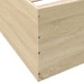 Miniatyrbilde 7 av 10: vidaXL Sengeramme sonoma eik 150x200 cm konstruert tre