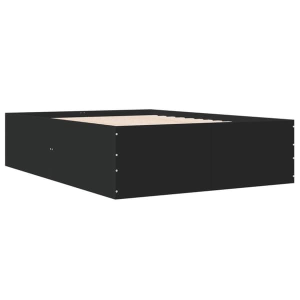 vidaXL Sengeramme svart 140x200 cm konstruert tre