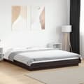 Miniatyrbilde 2 av 10: vidaXL Sengeramme svart 150x200 cm konstruert tre