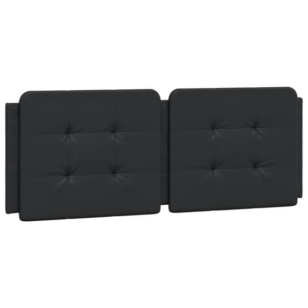 vidaXL Sengeramme med hodegavl svart 140x200 cm kunstlær