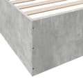Miniatyrbilde 6 av 10: vidaXL Sengeramme betonggrå 180x200 cm konstruert tre