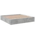 Miniatyrbilde 1 av 10: vidaXL Sengeramme betonggrå 180x200 cm konstruert tre