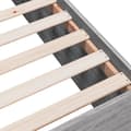 Miniatyrbilde 6 av 10: vidaXL Sengeramme grå sonoma 140x200 cm konstruert tre
