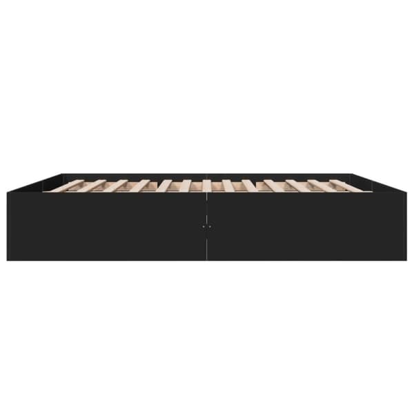 vidaXL Sengeramme svart 180x200 cm konstruert tre
