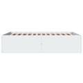 Miniatyrbilde 4 av 10: vidaXL Sengeramme hvit 140x200 cm konstruert tre
