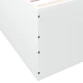 Miniatyrbilde 7 av 10: vidaXL Sengeramme hvit 140x200 cm konstruert tre