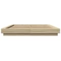 Miniatyrbilde 3 av 10: vidaXL Sengeramme sonoma eik 150x200 cm konstruert tre
