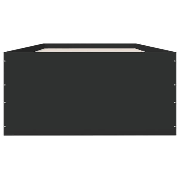vidaXL Sengeramme svart 75x190 cm konstruert tre