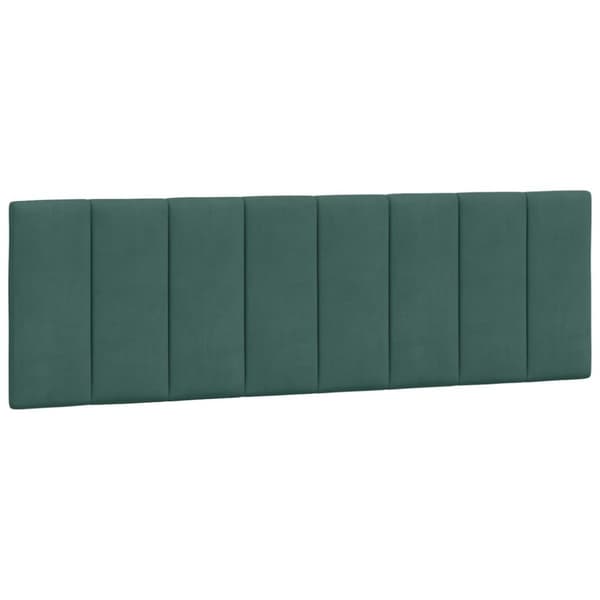 vidaXL Säng med madrass mörkgrön 160x200 cm sammet