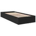 Miniatyrbilde 5 av 10: vidaXL Sengeramme svart 90x200 cm konstruert tre