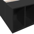 Miniatyrbilde 6 av 10: vidaXL Sengeramme svart 90x200 cm konstruert tre