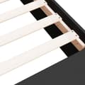 Miniatyrbilde 7 av 10: vidaXL Sengeramme svart 90x200 cm konstruert tre