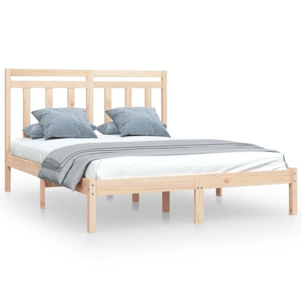 vidaXL sengeramme 120x190 cm massivt træ - Senge & sengeramme