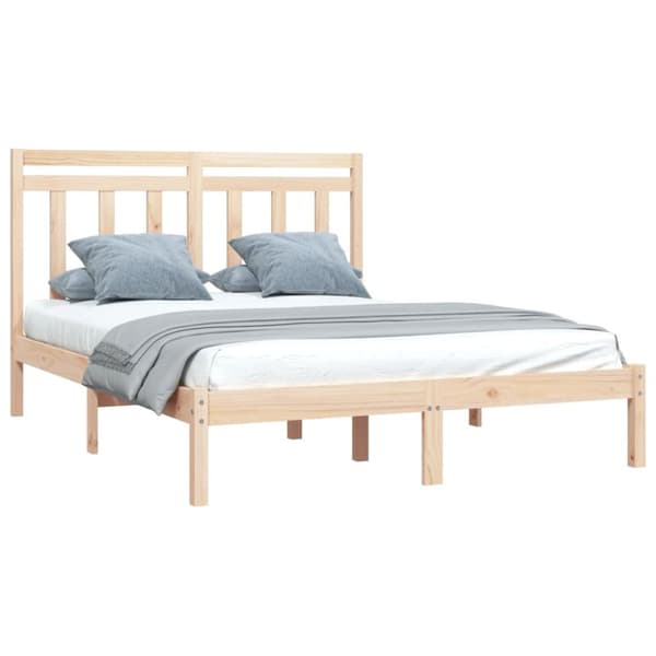 vidaXL sengeramme 120x190 cm massivt træ - Senge & sengeramme