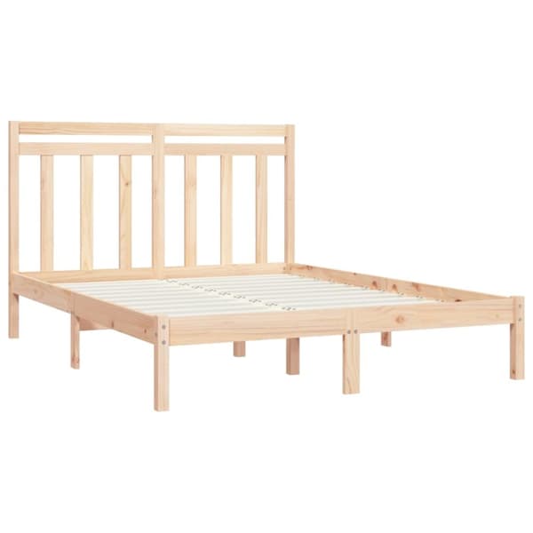 vidaXL sengeramme 120x190 cm massivt træ - Senge & sengeramme