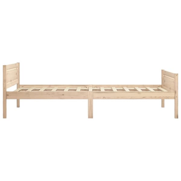 vidaXL Sängynrunko täysi mänty 90x200 cm - Sängyt & sängynrungot