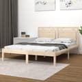 Miniatyrbillede 1 af 6: vidaXL sengeramme 140x200 cm massivt træ -  Senge & sengeramme