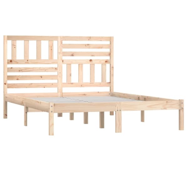 vidaXL sengeramme 140x200 cm massivt fyrretræ - Senge & sengeramme