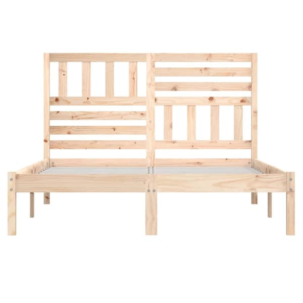 vidaXL sengeramme 140x200 cm massivt fyrretræ - Senge & sengeramme