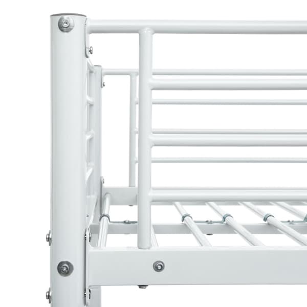vidaXL Våningssäng vit metall 140x200/90x200 cm -  Sängar & sängramar