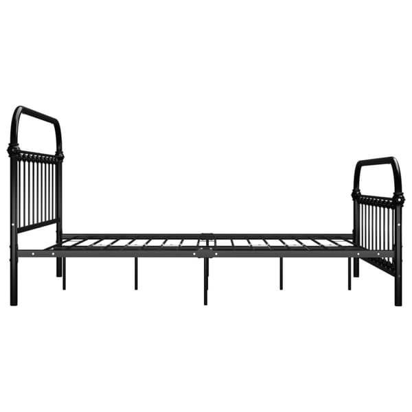 vidaXL Sängynrunko musta metalli 120x200 cm - Sängyt & sängynrungot