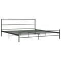 Miniatyrbillede 3 af 6: vidaXL sengestel 180 x 200 cm metal grå -  Senge & sengeramme