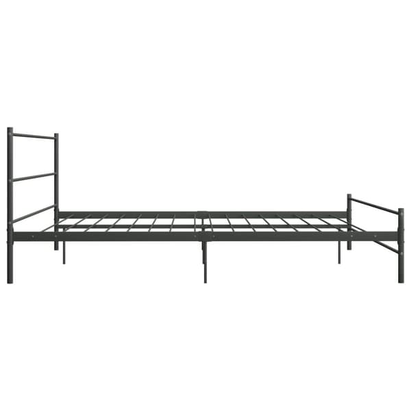 vidaXL sengestel 180 x 200 cm metal grå -  Senge & sengeramme